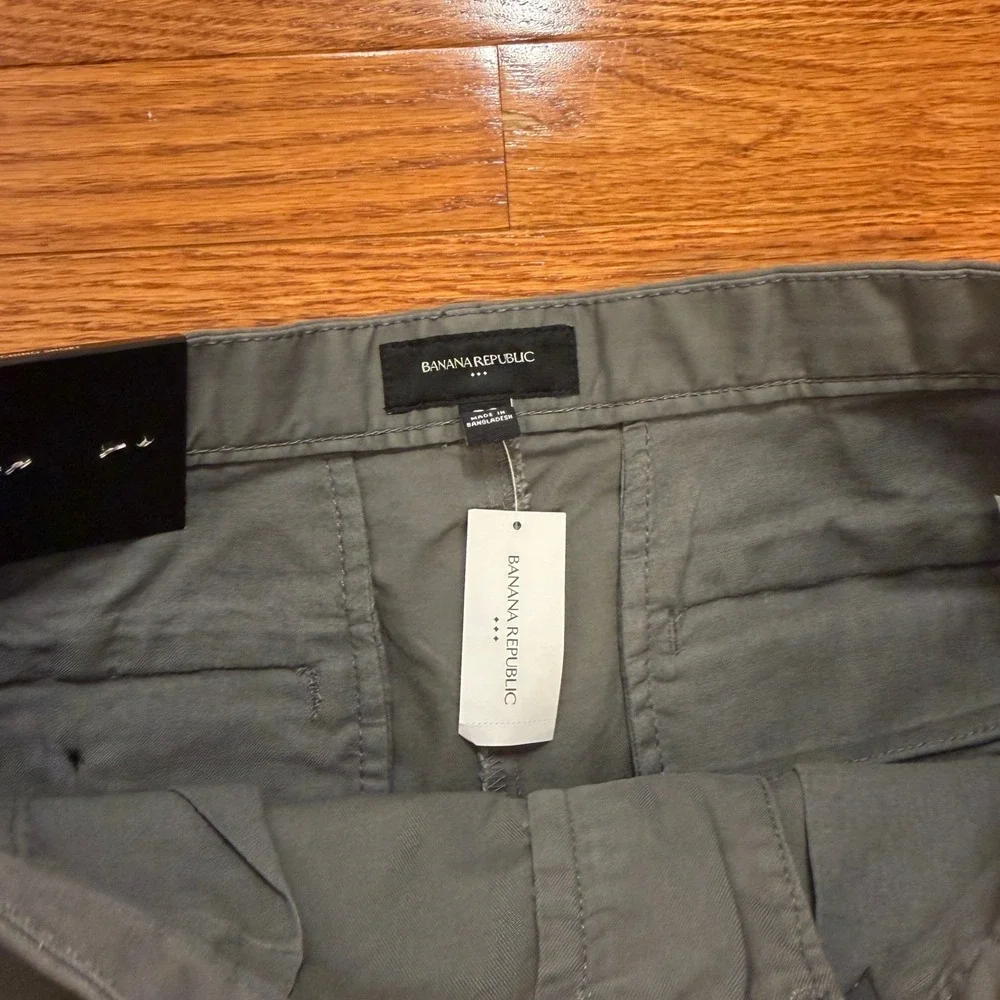 New Banana Republic Chino Shorts Mens 30 Slim Fit 7